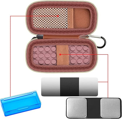 Heart Monitor Case Compatible with AliveCor Kardia Mobile ECG/for KardiaMobile 6L for Apple and Android Device - CASE ONLY (Brown)