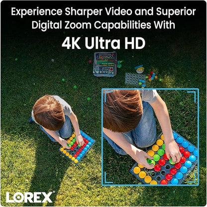 Lorex 4K Fusion DVR for Security System | 20 Channel (16 Wired + 4 Fusion) | 2TB Local Storage | Smart Motion Detection | Active Deterrence | No Monthly Fees | Voice Control | Expandable to 16TB