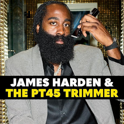 The Beard Club Beard Trimmer for Men - Electric Cordless Rechargeable Beard & Hair Trimmer - High Power 7000 RPM - 8 Color Guides 45 Unique Trim Lengths - Travel Lock