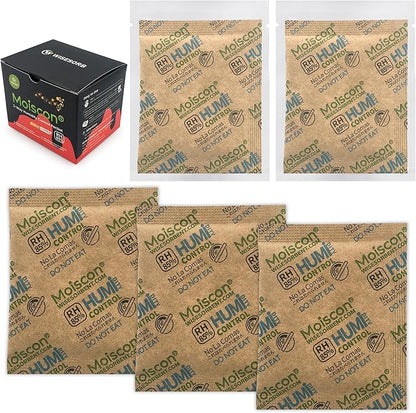 Wisesorb 85% RH 15 Pack 8 Gram Two-Way Humidity Control Packs for Wooden Musical Instruments, Size 8 Moisture Control Packets for Bagpipe Reeds, Saxophone Reeds Individually Wrapped
