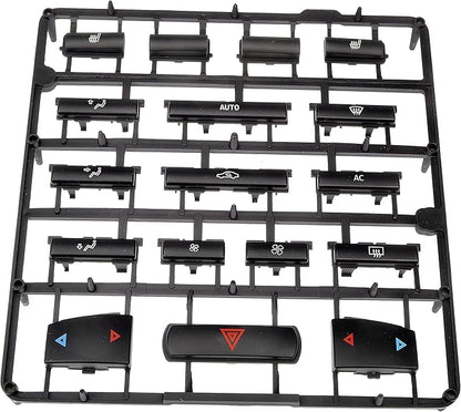Dorman 76833 HVAC Control Button Kit Compatible with Select Saab Models