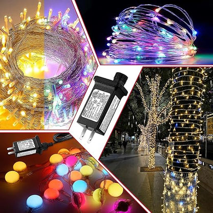 4.5V 1A LED Controller Model JT-EL/FC045V1000-C Class 2 Power Supply Replacement with 8 Lighting Modes and Memory for Christmas Light, LED String Light