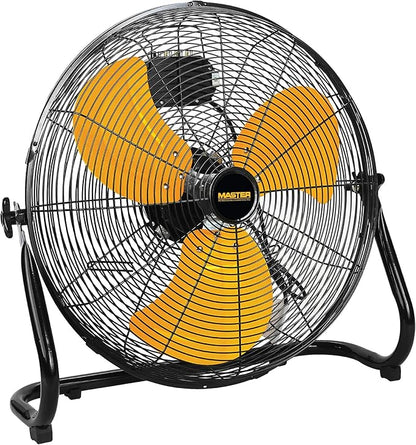 Master 20" Industrial High Velocity Floor Fan with 3 Speed Settings. Use for Shop, Garage or Warehouse. All Metal Construction (MAC-20F)