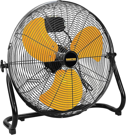 Master 20" Industrial High Velocity Floor Fan with 3 Speed Settings. Use for Shop, Garage or Warehouse. All Metal Construction (MAC-20F)