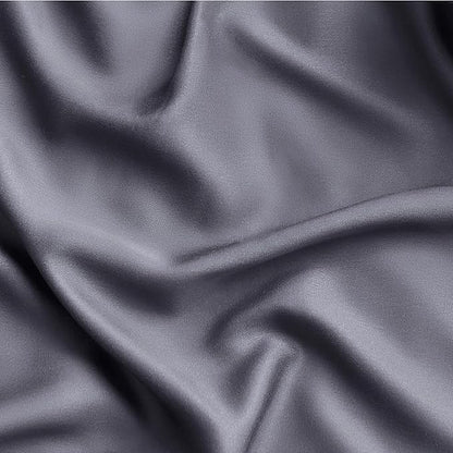 Bedsure King Size Sheets Set, Cooling Sheets for Hot Sleepers, Rayon Derived from Bamboo, Breathable & Soft, Deep Pocket Up to 16 Inches, Hotel Luxury Silky Bedding, Dark Grey