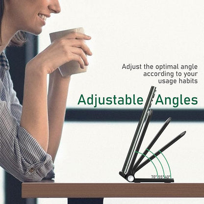15W Wireless Charger Stand, Foldable Charging Station for Samsung Galaxy S25 S24 S23 S22 S21 S20 Ultra S10 S9 S8 S7 Note10 9 8 7, Desk Stand Up Phone Charger iPhone 16 15 14 13 12 Pro Max