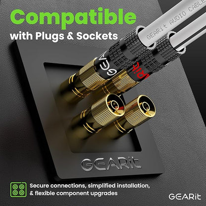 16AWG Speaker Wire, GearIT Pro Series 16 Gauge Speaker Wire Cable (100 Feet / 30.48 Meters) Great Use for Home Theater Speakers and Car Speakers, White