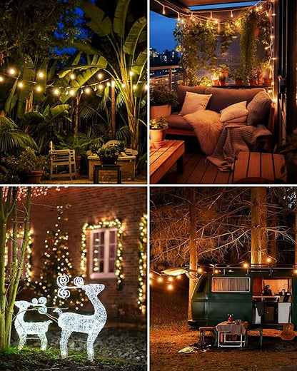 DEWENWILS Outdoor Remote Control Outlet, 15A Wireless Remote Control Switch, 100FT Control Range & 14AWG SJTW Power Cord, Weatherproof for Christmas Decor Outdoor Appliances