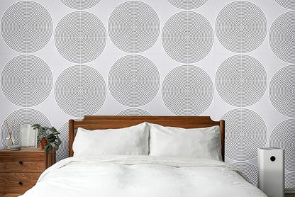 From Plain To Beautiful In Hours 9002 Arc Swell PVC 12 in x 12 in Peel and Stick Wall Panels (Covers / 10 sq.ft), White Matte, 10 Piece