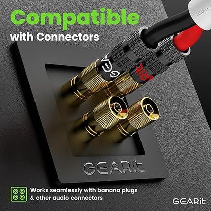 GearIT 16/2 Speaker Wire (250 Feet) 16AWG Gauge - in Wall Audio Speaker Wire Cable / CL2 Rated / 2 Conductors - OFC Oxygen-Free Copper, White 250ft