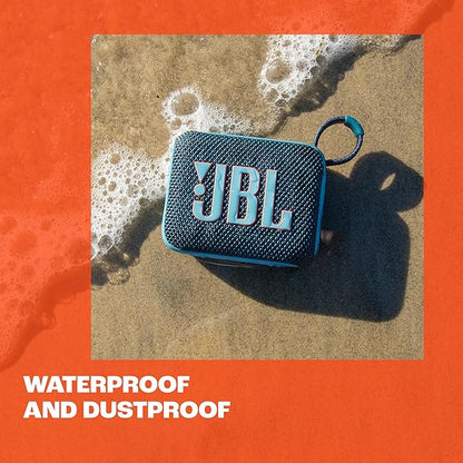 JBL Go 4 - Ultra-Portable, Waterproof and Dustproof Bluetooth Speaker, Big JBL Pro Sound with Punchy bass, 7-Hour Built-in Battery, Made in Part with Recycled Materials (Red)